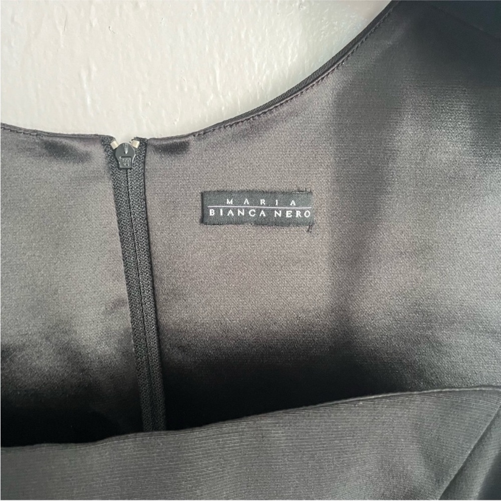 NWOT Maria Bianca Nero TheRealReal Black Cocktail Mini Dress - Picture 4 of 6